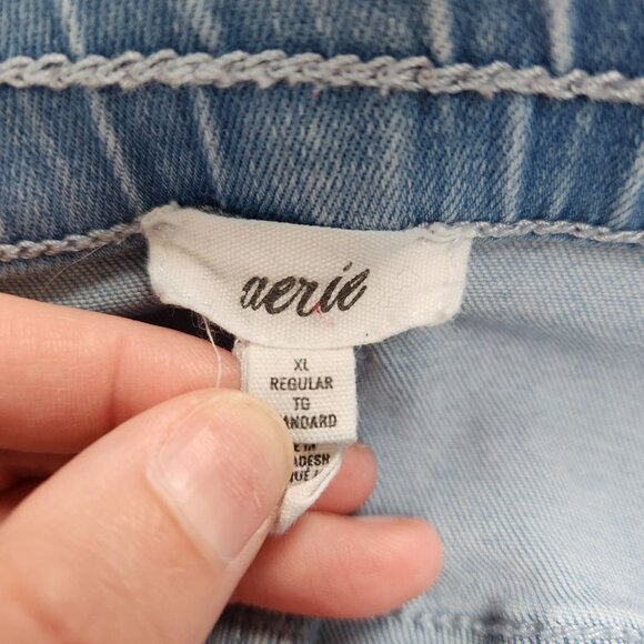 Aerie Stretch Bootcut Jeans Light Wash Stretch Flare Women's XL - Picture 5 of 9